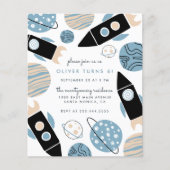 Budgetraketschild buitenruimtevaartpartij (Voorkant)