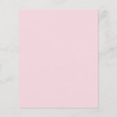 Budgetroze donuts Virtuele Baby sprinkhaan uitnodi (Achterkant)