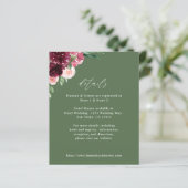 Budgetroze en Bourgogne Floral 7 - Gegevens - groe (Staand voorkant)