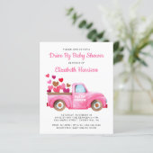 Budgetroze vrachtwagen op uitnodiging van Baby sho (Staand voorkant)