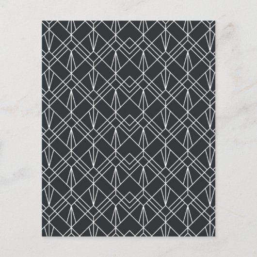 budgetscript behalve de date bruiloft aankondiging flyer (Achterkant)