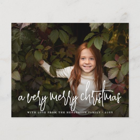 Budgetscript en kerstfeestdag foto's (Voorkant)