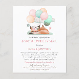 budgetslapend Baby shower per post