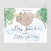 Budgetsleuf Genderneutrale uitnodiging tot Baby sh (Voorkant)