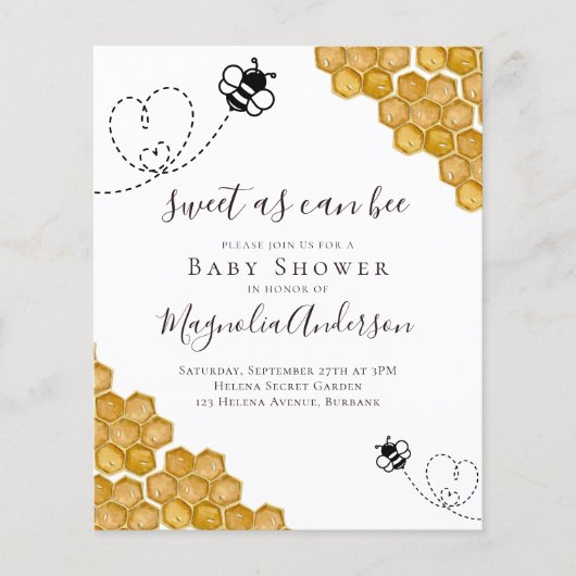 Budgetsnoepje als mogelijke uitnodiging tot Baby s (Voorkant)