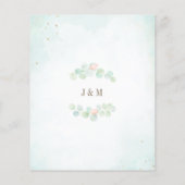 Budgettair onderzoek Floral bruiloft (Achterkant)