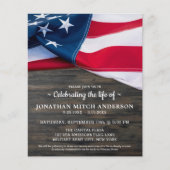 budgettair veteraan patriottische viering van het  (Voorkant)