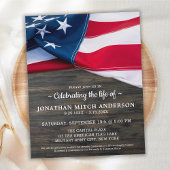 budgettair veteraan patriottische viering van het 