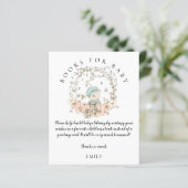 budgettaire  Beer Foliage Books Baby Boy Shower (Staand voorkant)