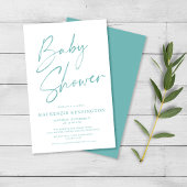budgettaire Blauwgroen blauwe, eenvoudige Baby sho Flyer