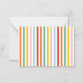 budgettaire kerstmis 2 foto-collage regenboogkleur notitiekaartje (Achterkant)