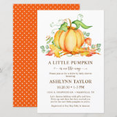 budgettaire kleine pompoen per Baby shower (Voorkant / Achterkant)