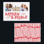 budgettaire minimale typografie 3 foto-kerstplezie notitiekaartje<br><div class="desc">Het is misschien niet allemaal rustig,  maar iedereen kan nog steeds helder zijn met deze leuke moderne,  kleurrijke kerstkaart. Met ruimte voor 3 vierkante foto's,  beschikbaar in een selectie van kleuren.</div>
