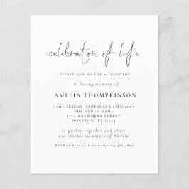 budgettaire minimalistische scriptviering van het 