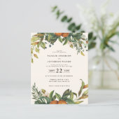 budgettaire Oranje bruiloft met citrusbloem , beha (Staand voorkant)