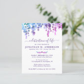 budgettaire Paarse feestdag voor het leven (Staand voorkant)