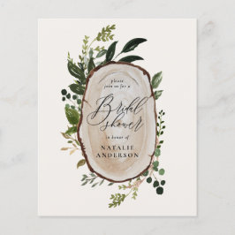 budgettaire rustige houtslijm bridal douche - uitn flyer