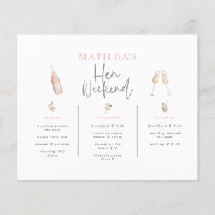 budgettaire Waterverf champagne in weekend 3 dag Flyer