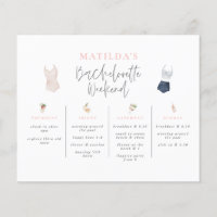 budgettaire Waterverf drink weekend bachelorette