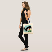 Budgettas: Kat met vissenkom Tote Bag (Voorkant (model))