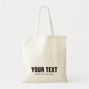 Budgettas met logo en tekst - Topkwaliteit Tote Bag