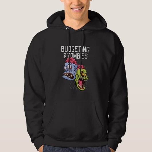 Budgettering & Zombies Financiële Apocalyps Geld B Hoodie (Voorkant)