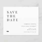 Budgettypografie moderne bruiloft met behoud van d (Voorkant)