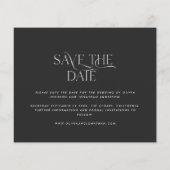 budgettypografie moderne trouwfoto flyer (Achterkant)