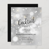 Budgetuitnodigingen voor zakelijk Jubileum (Voorkant / Achterkant)