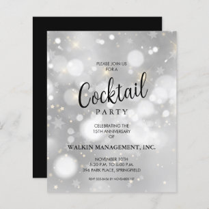 Budgetuitnodigingen voor zakelijk Jubileum