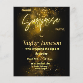 Budgetverrassing Uitnodiging QR rsvp Flyer