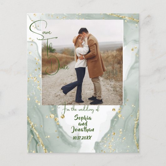 budgetvriendelijk en stijlvol sparen de datumuitno flyer (Voorkant)