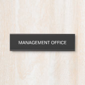 budgetvriendelijke Kantoor voor wanddeurmerken Deurbordje (Voorkant)