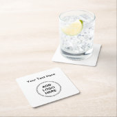 Budgetvriendelijke Logo Drink-kust Kartonnen Onderzetters (Insitu)