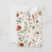 budgetvriendelijke , moderne bruiloft met behoud v notitiekaartje (Achterkant)