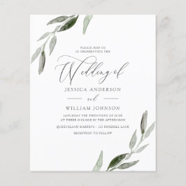 Budgetvriendelijke uitnodiging voor het uitzenden