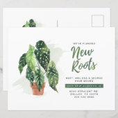 Budgetwijziging van aankondiging adreswijziging (Voorkant / Achterkant)