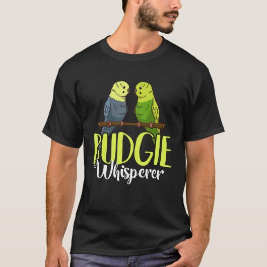 Budgie Bird Budgerigar Parakeet Cage T-shirt (Voorkant)