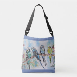 Budgie Bird Crossbody Bag Tas
