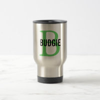 Budgie Bird Monogram