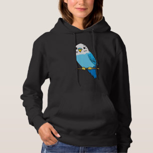Budgie Bird Parakeet Cute Parakeet Blue Hoodie