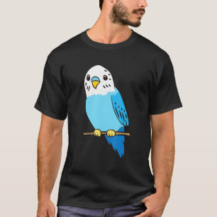Budgie Bird Parakeet Cute Parakeet Blue T-shirt