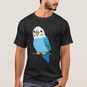 Budgie Bird Parakeet Cute Parakeet Blue T-shirt