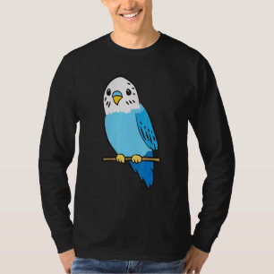 Budgie Bird Parakeet Cute Parakeet Blue T-shirt