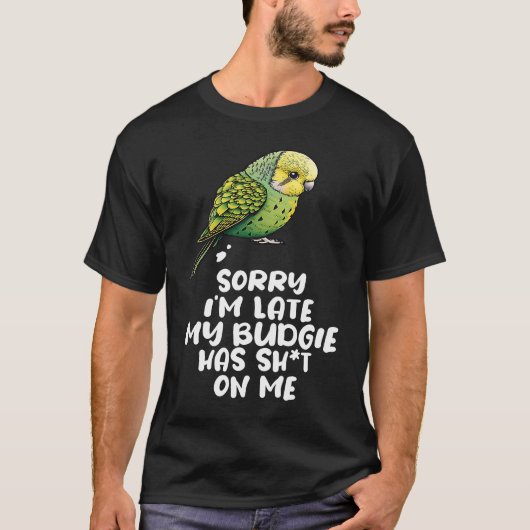 Budgie Bird Parakeet For Budgerigar Owner 1 T-shirt (Voorkant)