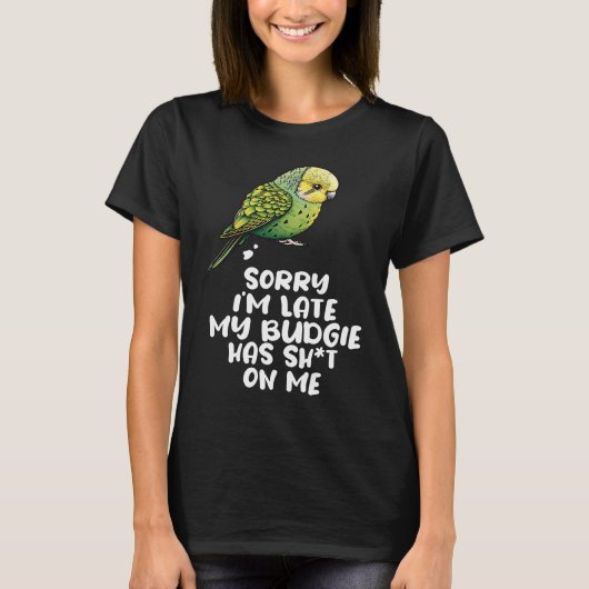 Budgie Bird Parakeet For Budgerigar Owner  1 T-shirt (Voorkant)