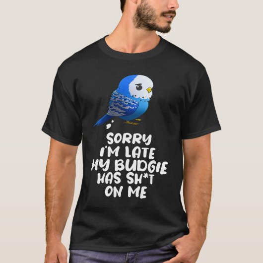 Budgie Bird Parakeet For Budgerigar Owner  3 T-shirt (Voorkant)