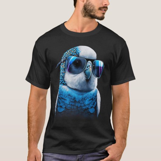 Budgie Bird Parakeet For Budgerigar Owner  4 T-shirt (Voorkant)