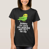 Budgie Bird Parakeet For Budgerigar Owner  8 T-shirt (Voorkant)