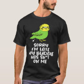 Budgie Bird Parakeet For Budgerigar Owner  8 T-shirt (Voorkant)